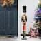 Glitzhome® 3ft. Wooden Christmas Drummer Nutcracker
